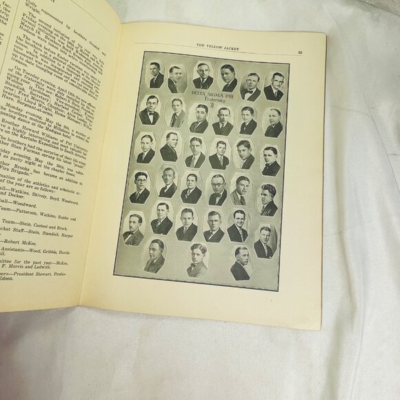 Waynesburg College 1927 Yellow Jacket Commencement Yearbook - Picture 8 of 8